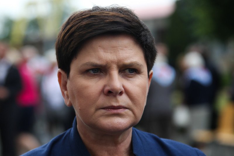 Matka niepełnosprawnej kobiety zagięła Beatę Szydło na spotkaniu w Będzinie.