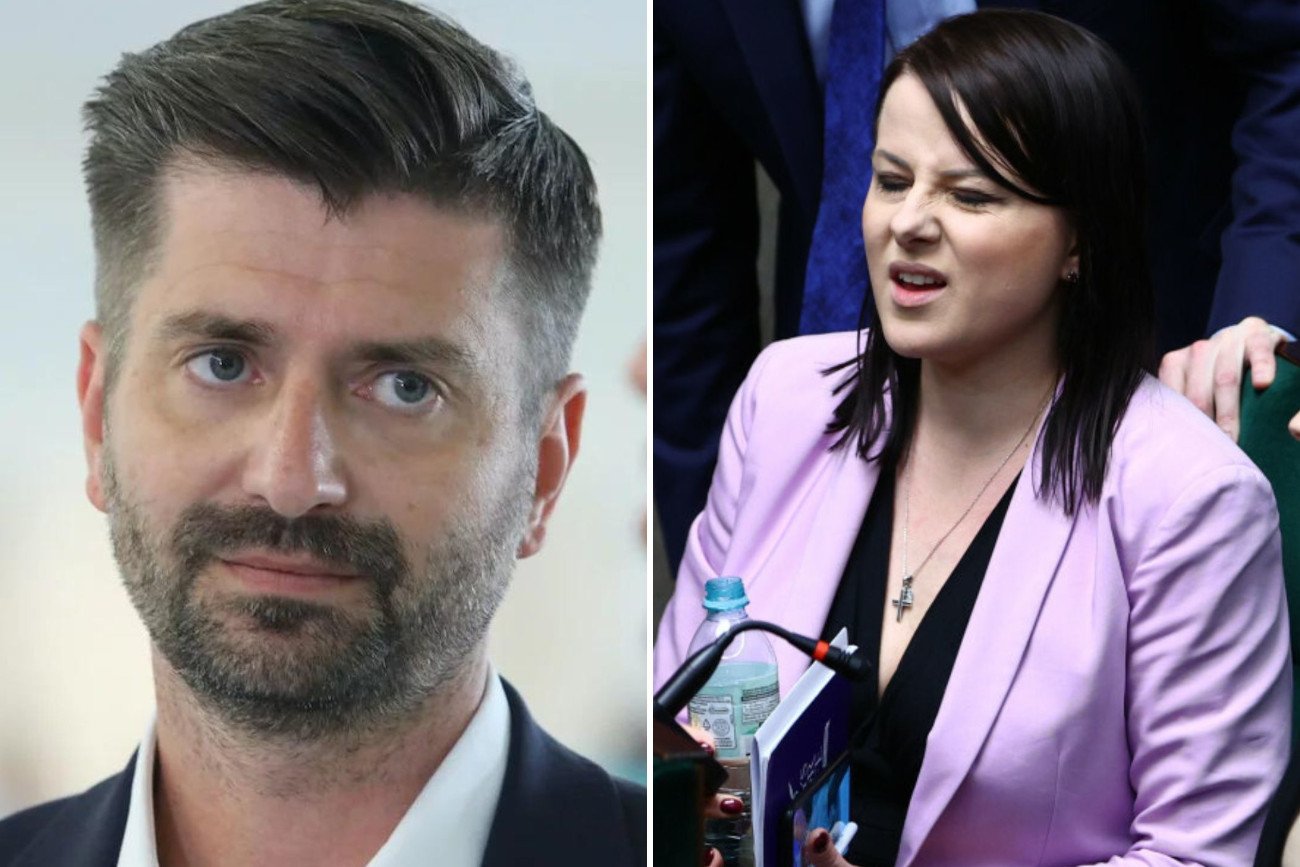 Krzysztof Śmiszek i Kaja Godek