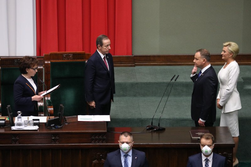 Andrzej Duda zaprzysiężony na prezydenta RP. Andrzej Duda zaprzysiężony na prezydenta RP.