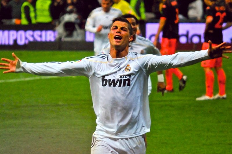 Cristiano Ronaldo ze względu na brak światła nie miał w niedzielę żadnej okazji do strzelenia gola.