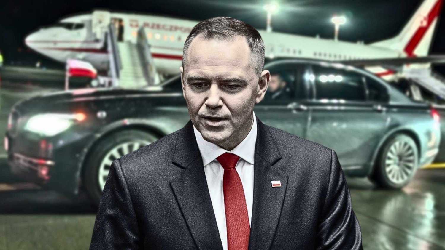 Brudna limuzyna dla Nawrockiego. MSZ próbuje gasić aferę jednym wpisem