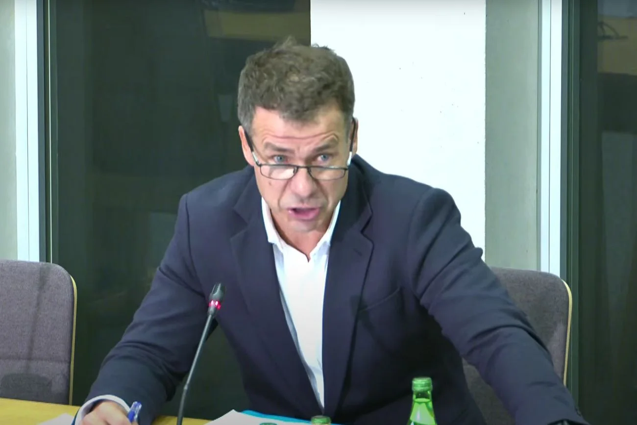 Ernest Bejda przed sejmową komisją śledczą Ernest Bejda przed sejmową komisją śledczą