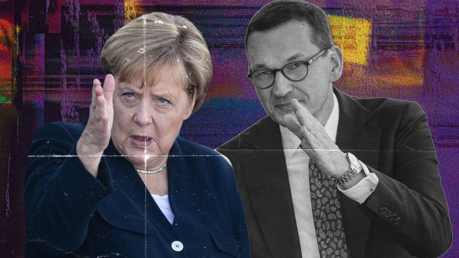 Angela Merkel i Mateusz Morawiecki