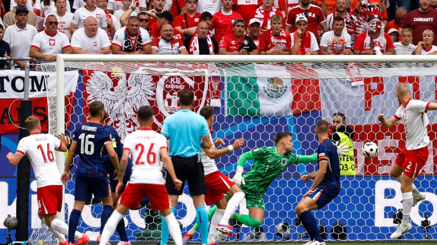 Mecz Polska – Holandia. Zobacz bramkę dla Biało-Czerwonych