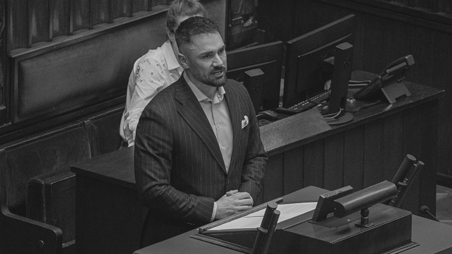 Łukasza Litewkę żegnają prezydent i premier. 