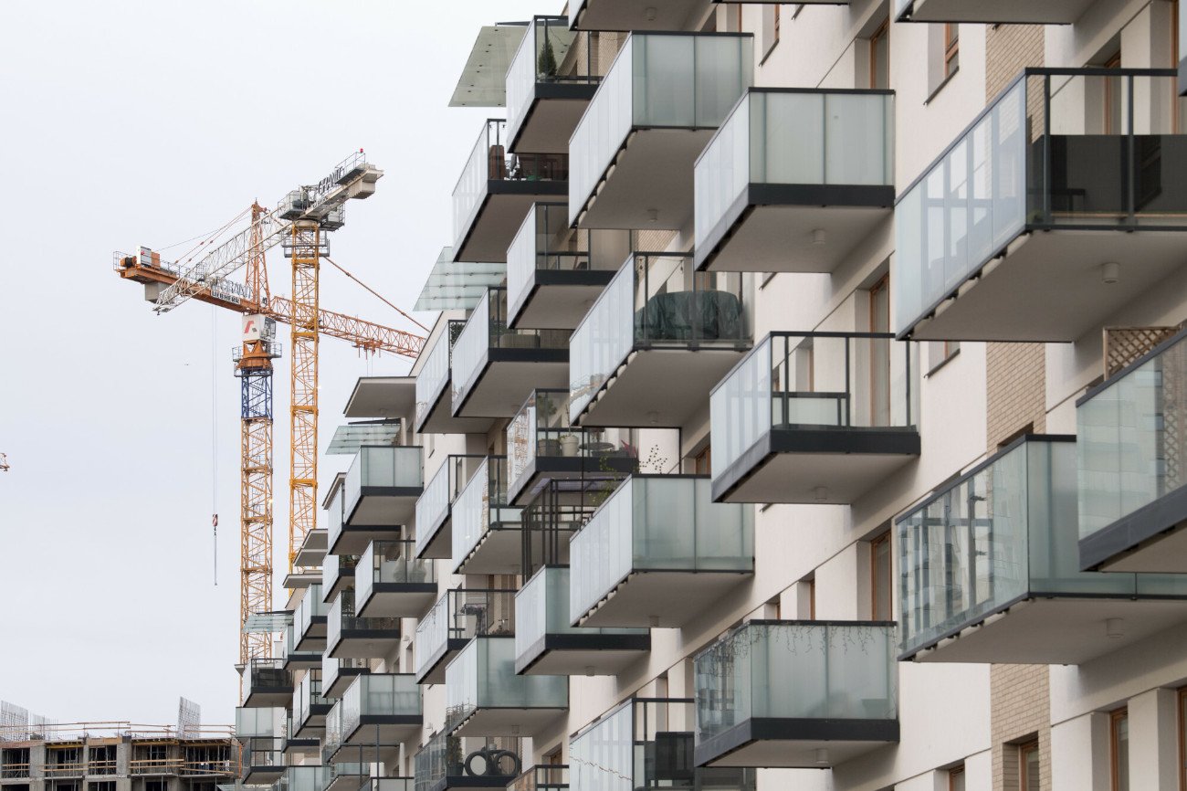 osiedle bloków mieszkalnych