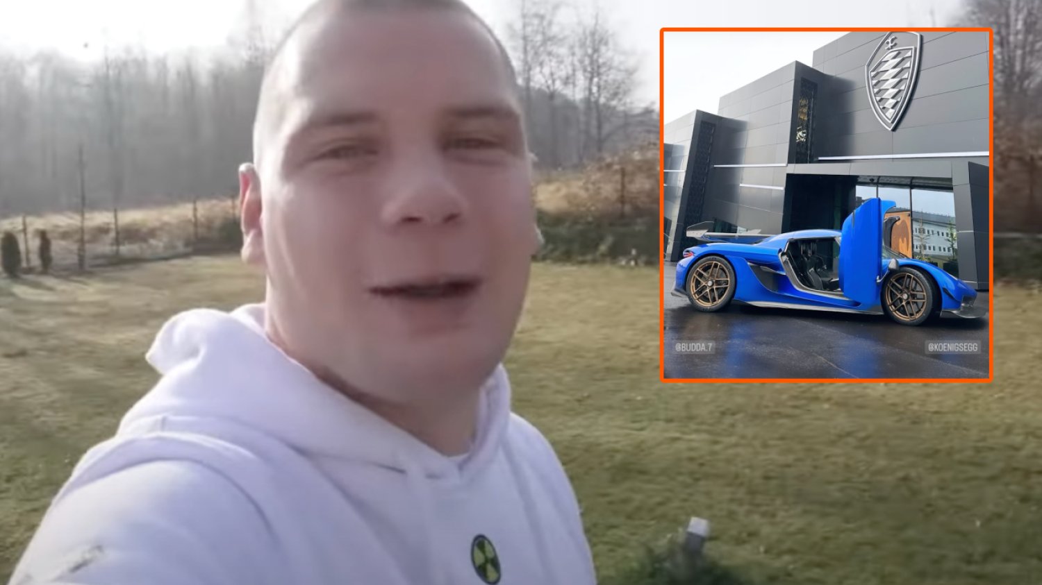 Budda kupił samochód Koenigsegg Jesko. Kosztował 14 milionów [WIDEO]