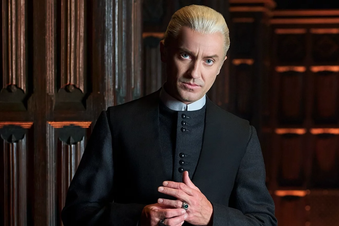 Tom Felton powraca jako Draco Malfoy.