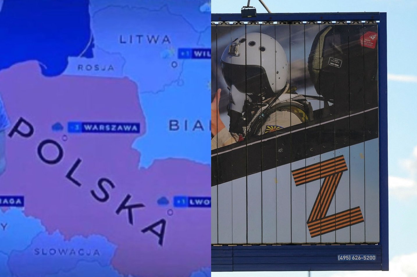 Media rosyjskie pokazały absurdalną mapę Polski.