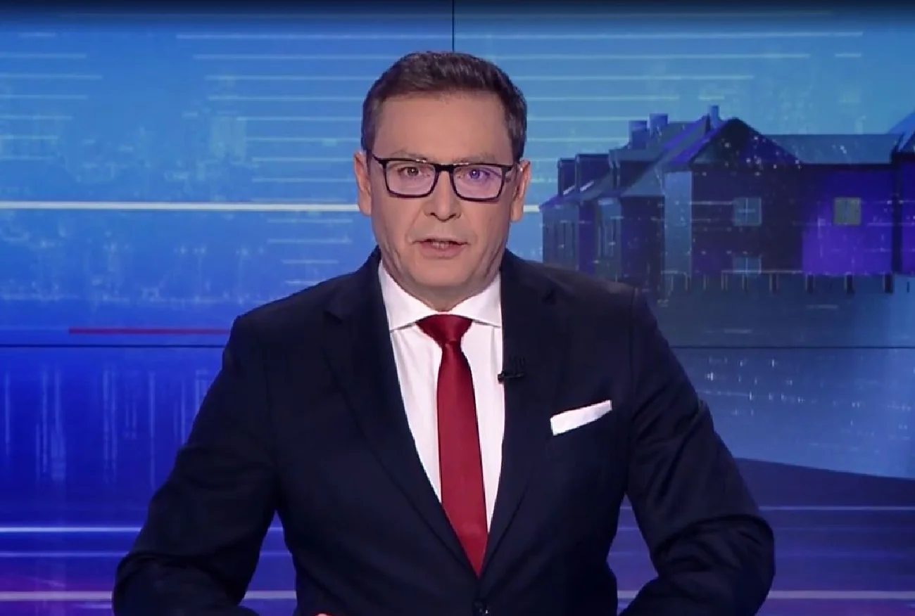 "Wiadomości" TVP. Michał Adamczyk o "mechanizmie politycznego szantażu".