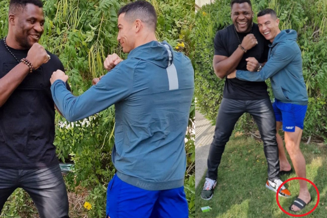 Cristiano Ronaldo maluje sobie paznokcie u stóp na czarno?