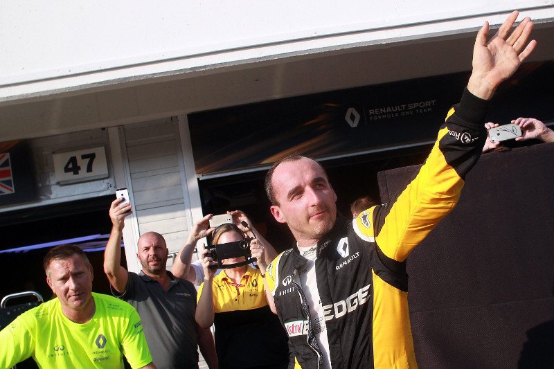 Robert Kubica podczas testów na Węgrzech wykazywał wysoką formę.