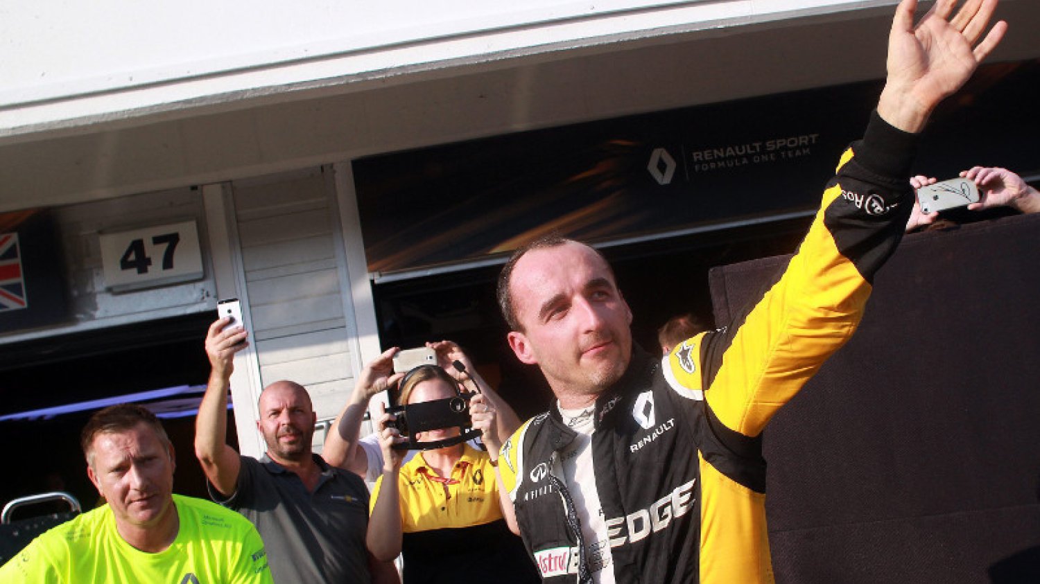Robert Kubica podczas testów na Węgrzech wykazywał wysoką formę.