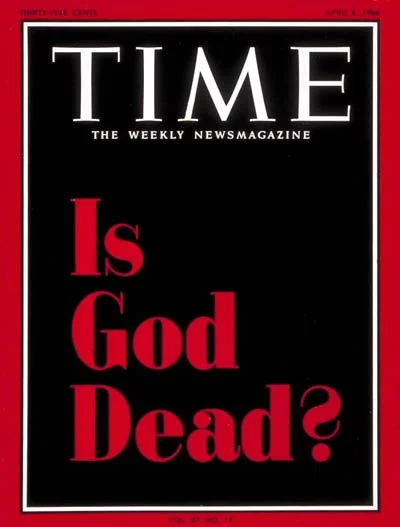 Okładka magazynu "Time", który przedstawił myślicieli postulujących tworzenie teologii bez boga
