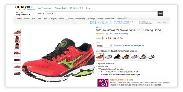 "Buty Wendy Davis" dostępne na amazonie.