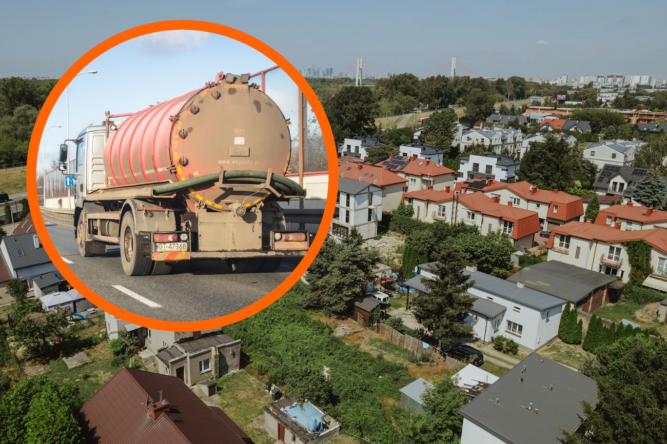 Nawet na nowych osiedlach domy mogą nie być podłączone do kanalizacji. Przykład? Wawer w Warszawie, gdzie problem ciągnie się od lat