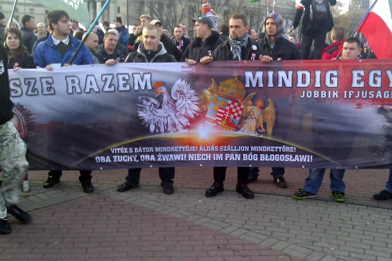 Węgierska skrajna prawica na Marszu Niepodległości