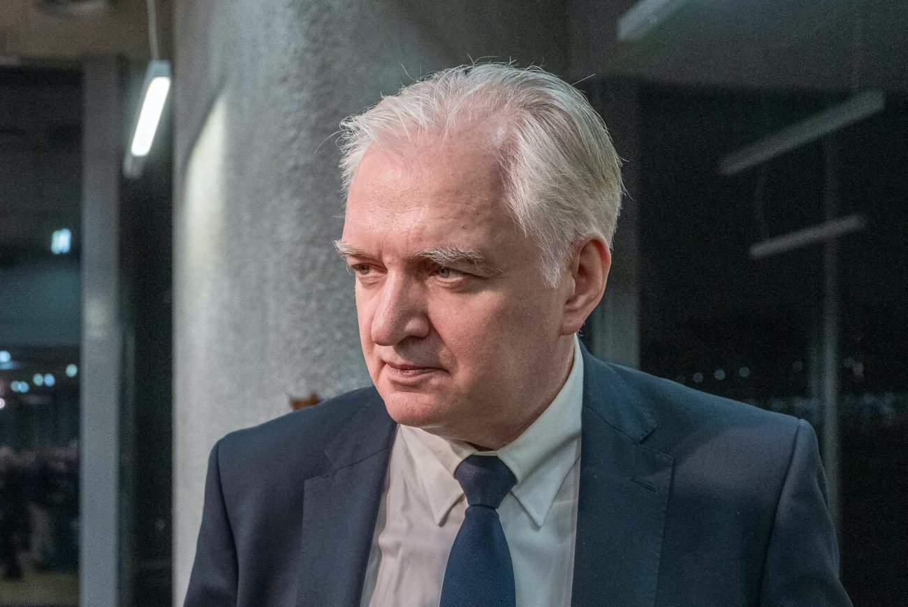 Jarosław Gowin w Akademii Sztuk Pięknych w Warszawie podczas konferencji "Drogi do wolności" w 35. rocznicę przywrócenia wolności gospodarczej.