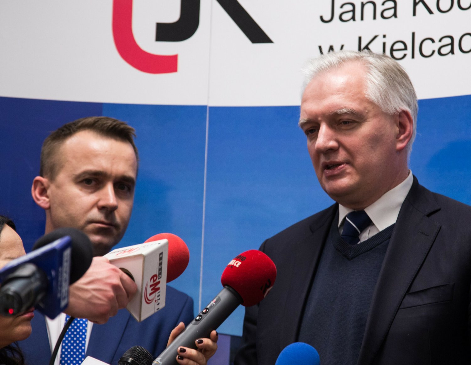 Minister Michał Cieślak do 2021 roku był członkiem Porozumienia Jarosława Gowina. Na zdjęciu – razem w 2016 roku.