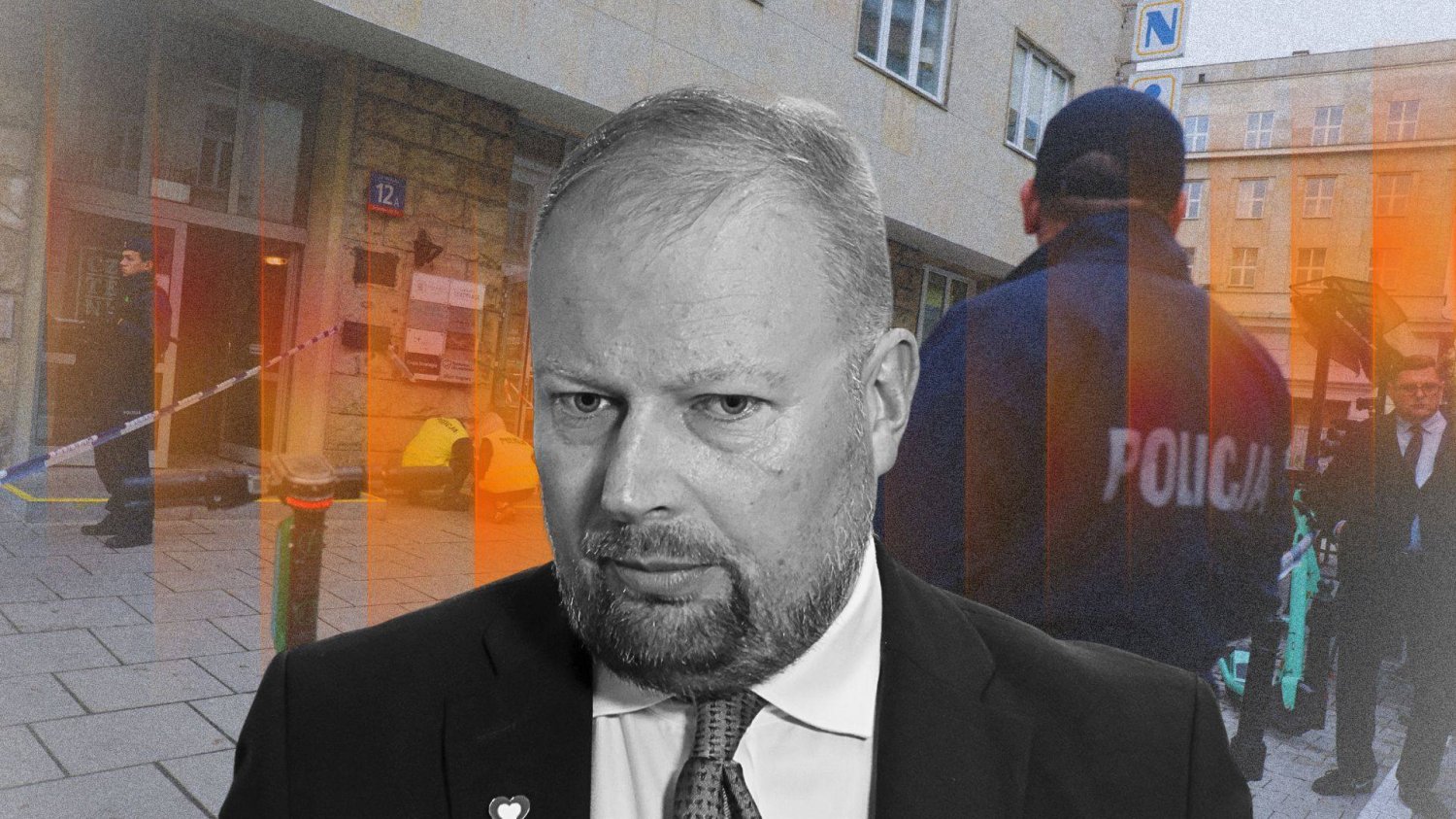 Zembaczyński był świadkiem incydentu przed biurem PO. Wyjawił, co widział