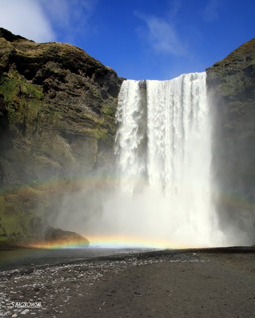 Wodospad Skogafoss (Islandia)