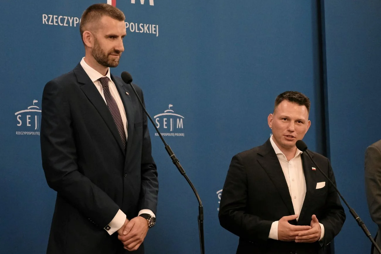Marcin Możdżonek w partii Mentzena. Został członkiem Nowej Nadziei.
