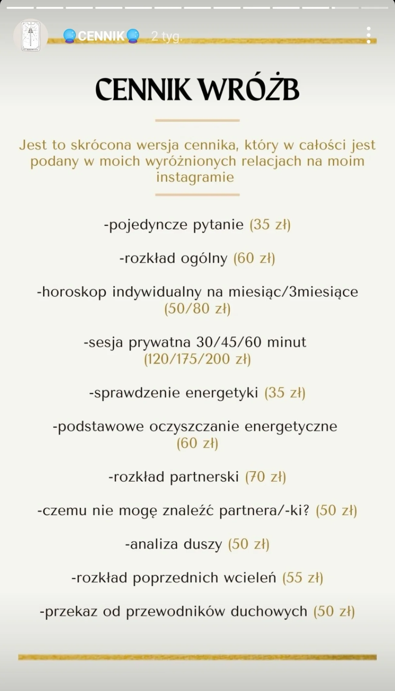 Ile kosztują kosztuje wizyta u astrologa i stawianie tarota?