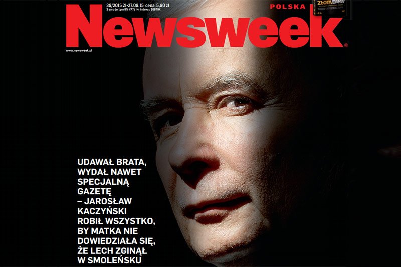 Okładka poniedziałkowego "Newsweeka".