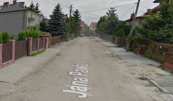 Tak wygląda ulica Jana Pawła II w Markach.