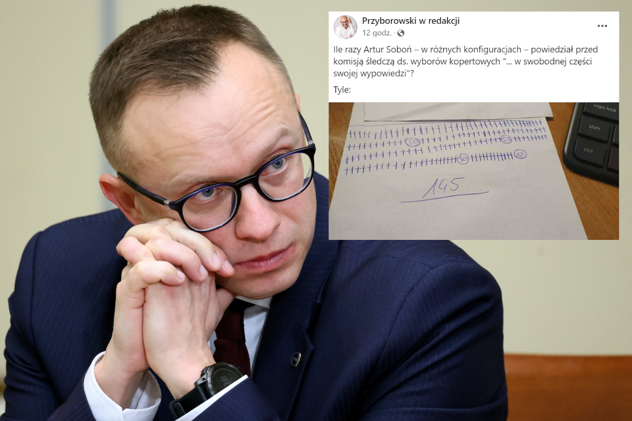 Internet kpi z Sobonia. Policzyliśmy, ile razy powtórzył wyuczoną formułkę