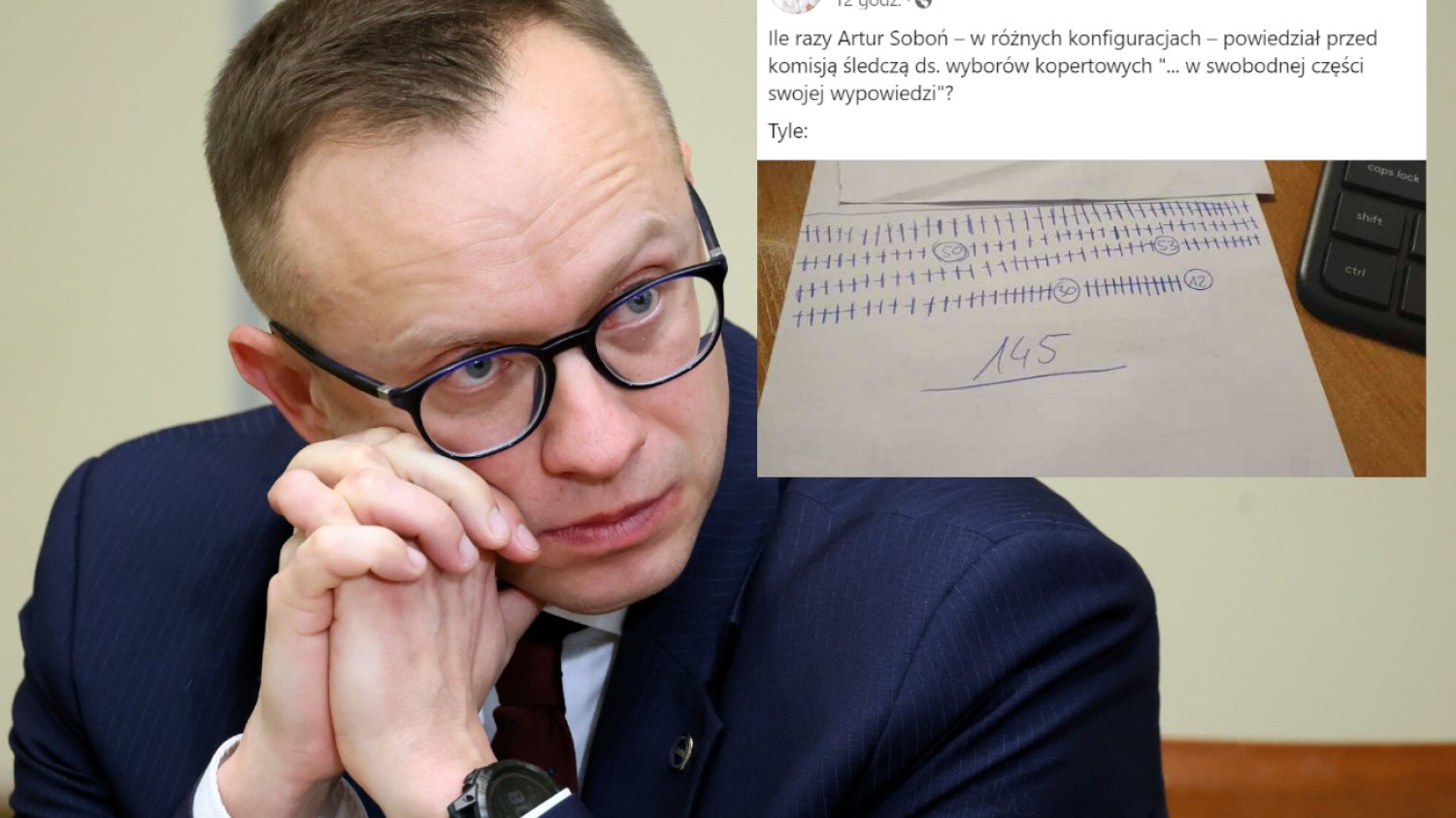 Internet kpi z Sobonia. Policzyliśmy, ile razy powtórzył wyuczoną formułkę