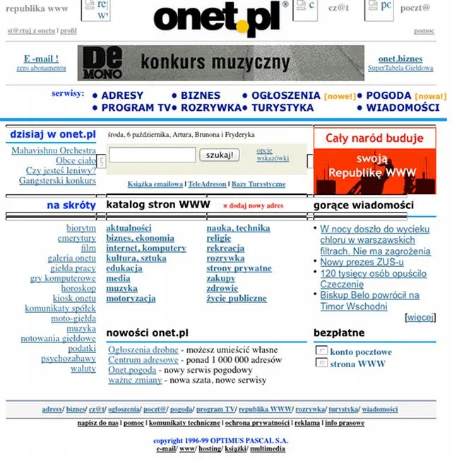 6 października 1999 roku