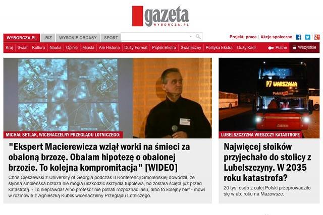 Tomasz Maćkowiak został stażystą w "Gazecie Wyborczej"