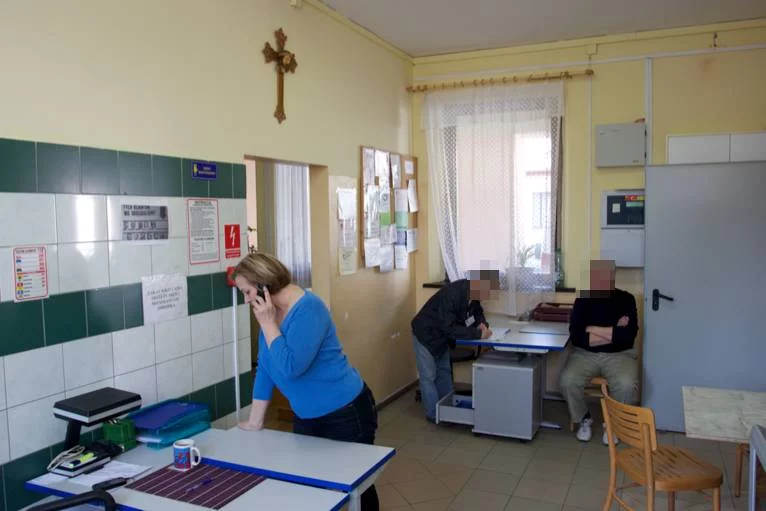 Na dyżurkę zgłaszają się bezdomne osoby