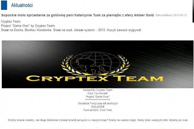 Zhakowana strona prezydenta Sopotu Jacka Karnowskiego