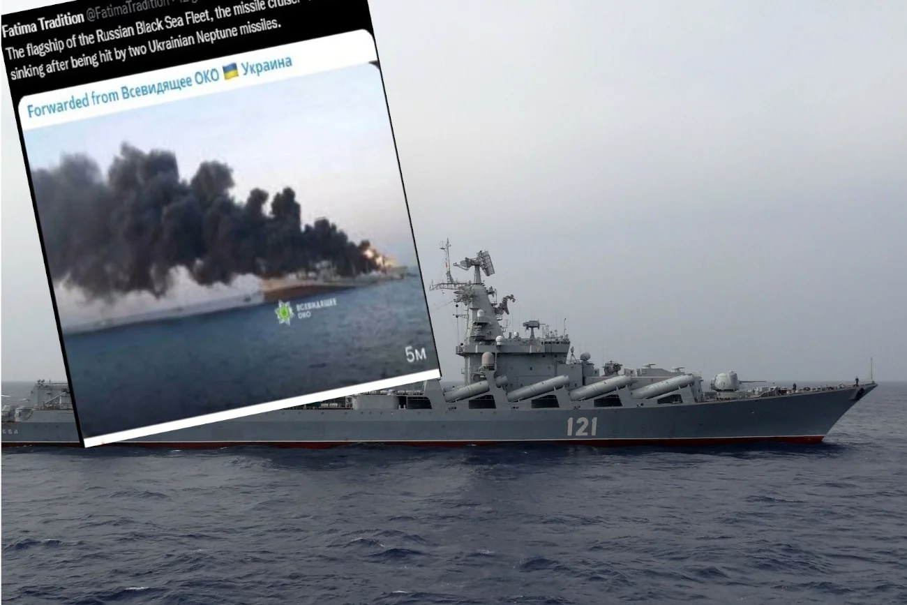 Krążownik "Moskwa" to flagowy okręt wojenny rosyjskiej Floty Czarnomorskiej