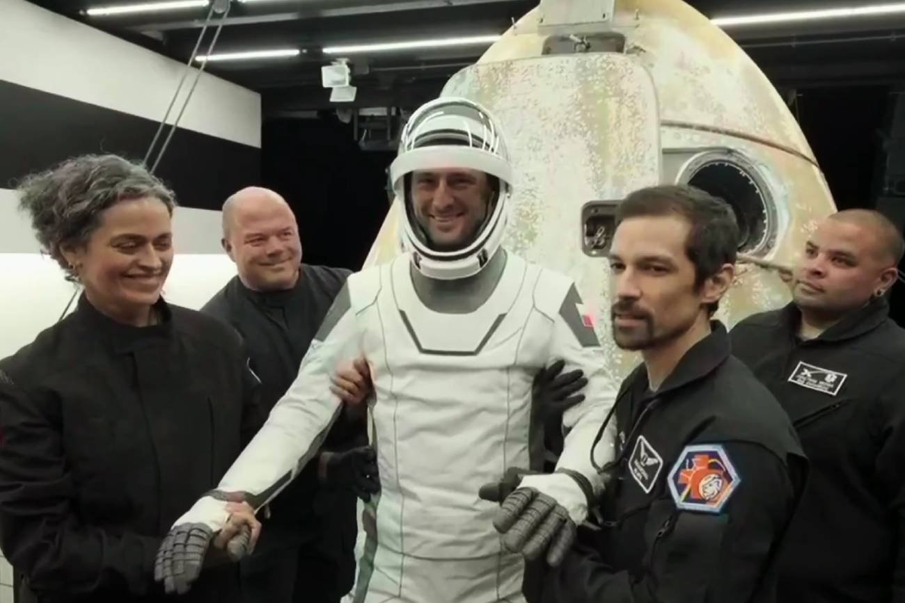 Sławosz Uznański-Wiśniewski opuścił kapsułę Dragon. Taka była jego pierwsza reakcja