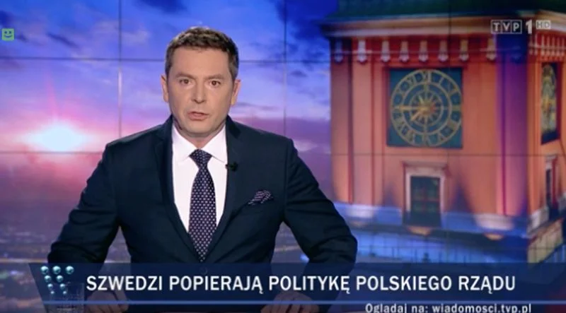 "Szwedzi popierają politykę polskiego rządu" - ogłosiły wczoraj "Wiadomości" TVP