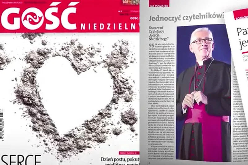 Najnowsze numery tygodnika "Gość Niedzielny", które oburzyły niektórych czytelników.