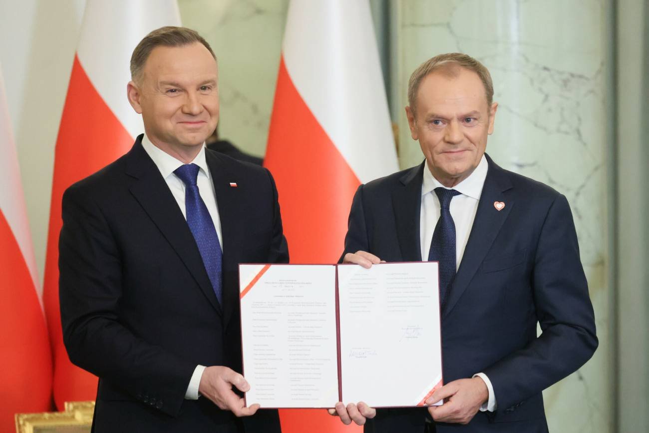 Donald Tusk został zaprzysiężony na premiera