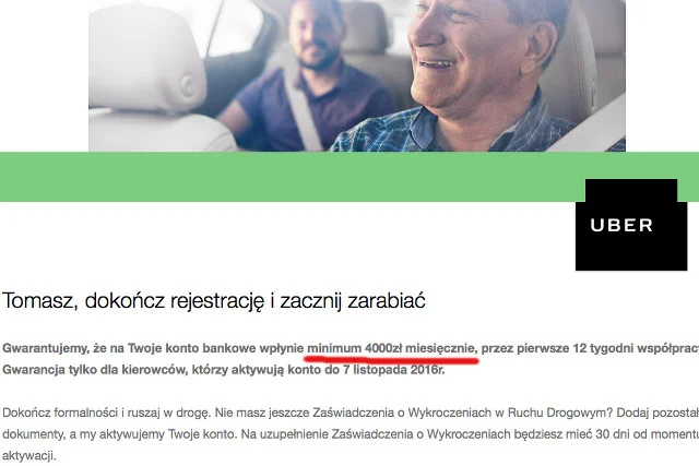 Oferta Ubera
