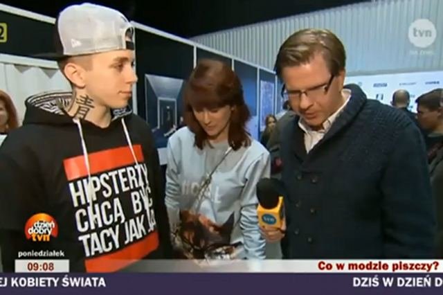 Stacja TVN nie pozwala Filipowi Chajzerowi na komentowanie prowokacji przeprowadzonej podczas Warsaw Fashion Weekend