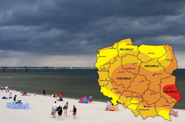 Gdzie najbardziej korzystają ze Słońca? Nie na Pomorzu.