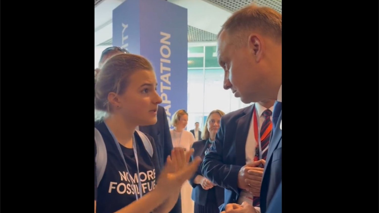 Andrzej Duda do aktywistki w Egipcie: A ja bym chciał śnieg w górach
