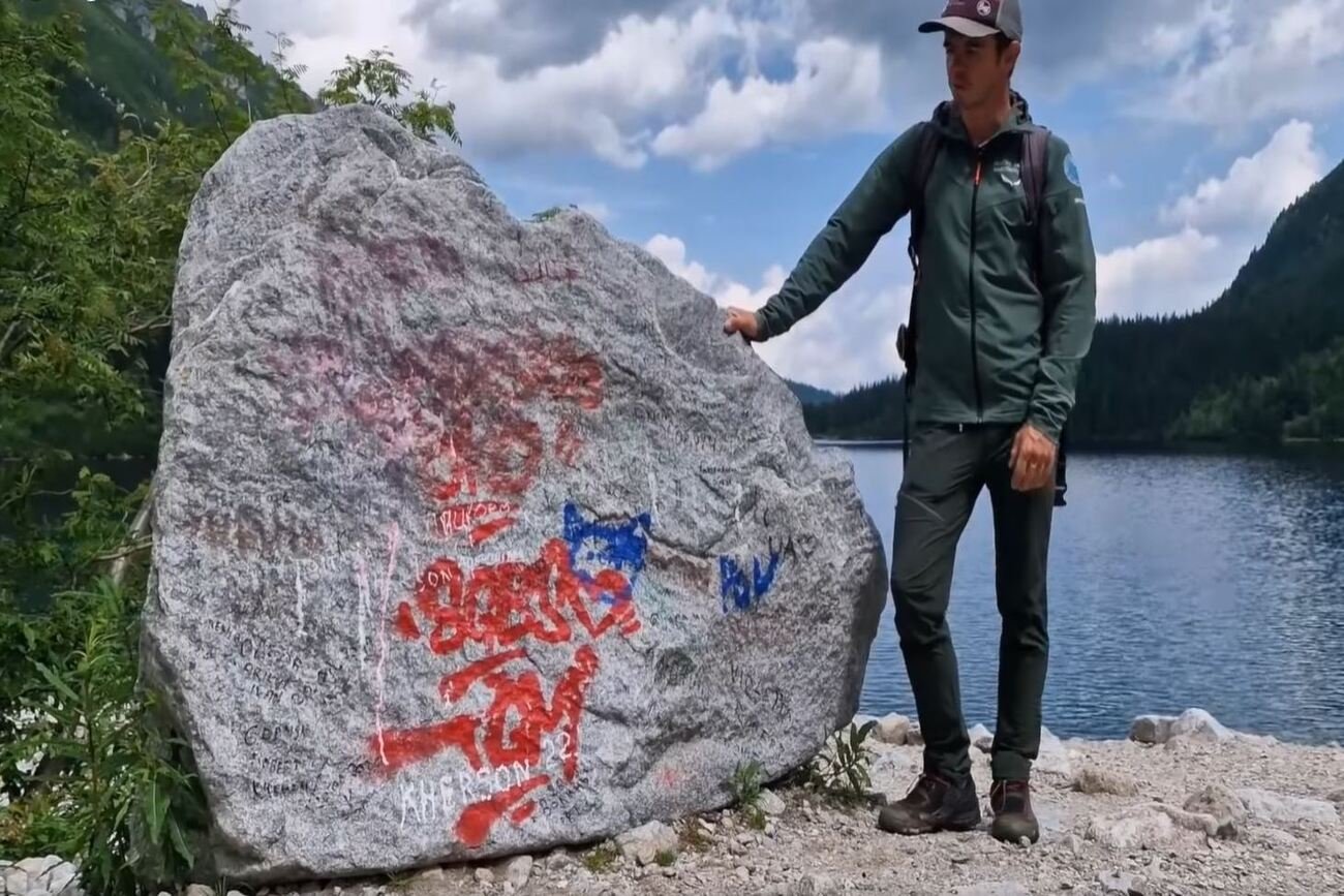 Zdewastowana przyroda w Tatrzańskim Parku Narodowym.