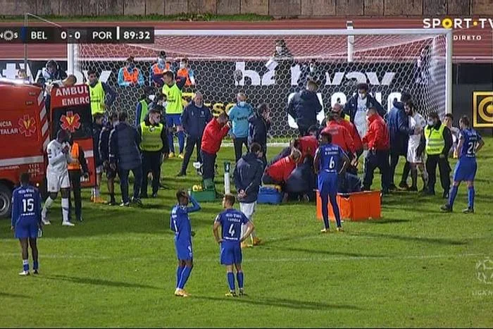 Dramatyczna akcja ratunkowa w meczu Belenenses - Porto