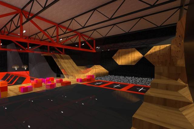 Hangar 646, Warszawa - pierwszy w Warszawie Park Trampolin