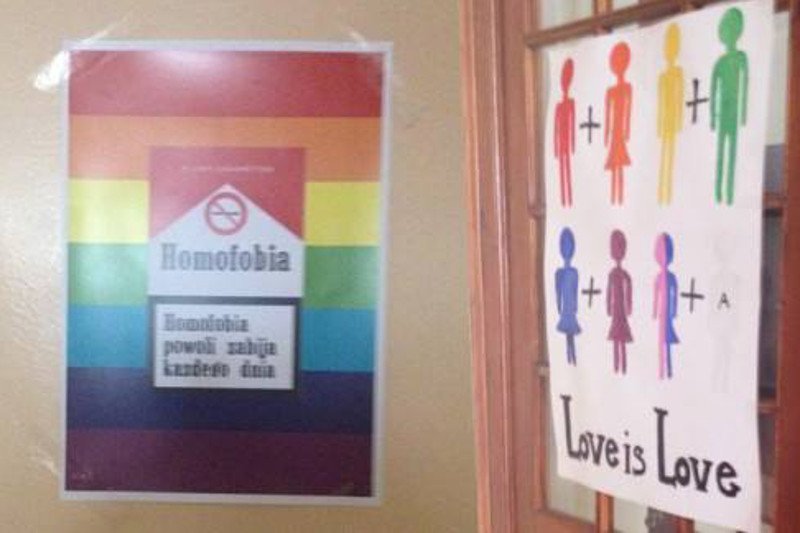 W kaliskim liceum odbyła się niedawno podobna akcja przeciw homofobii.