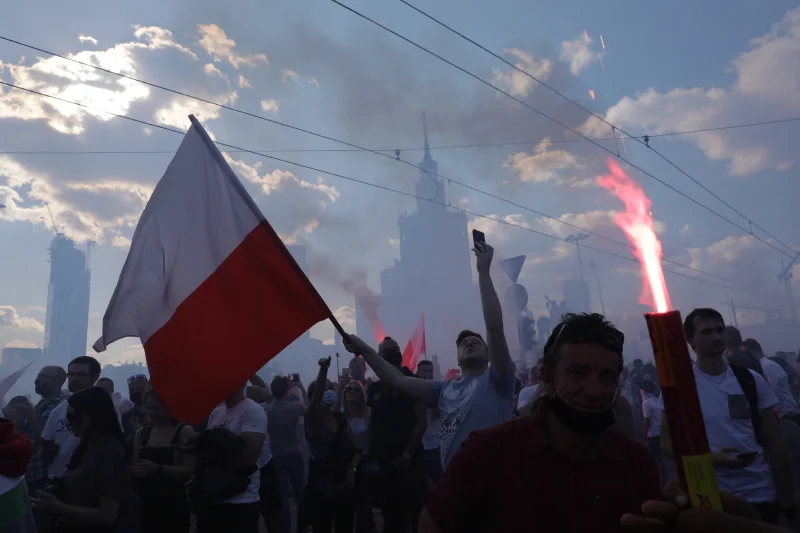 Na 76. obchodach rocznicy powstania warszawskiego doszło do incydentów na tle ideologicznym.