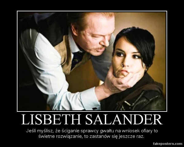 Zdjęcie to kadr z filmu "Mężczyźni którzy nienawidzą kobiet" na podstawie bestsellerowej trylogii Stiega Larssona. Dziękuję Małgorzacie Danickiej, Małgorzacie Łojkowskiej i Sergio de Aranie za inspirację do stworzenia grafiki.